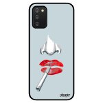 Coque galaxy a03s silicone femme rouge levres femme bisou pas cher art smartphone fatale souple love ...