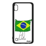 Coque galaxy a10 silicone drapeau bresil bresilien jo portable tpu foot jeux olympiques football 4g copa ...