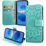Coque pour galaxy a12 5g, protection etui en pu cuir portefeuille, antichoc housse a rabat compatible ...