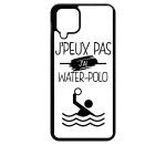 Coque pour galaxy a12 - j peux pas j ai water polo 1 - noir