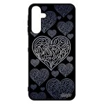 Coque galaxy a15 4g 5g en silicone c�ur solide amitie original smartphone gris etui tribal image cadeau ...