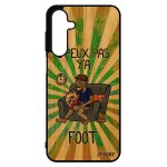 Coque pour galaxy a16 4g 5g bois silicone j'peux pas y'a foot drole personnalis� comique telephone supporter ...