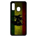 Coque pour galaxy a40 - listen to bob marley - noir