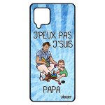Coque galaxy a42 silicone j'peux pas j'suis papa antichoc bd texte de protection mobile jpeux p�re unique ...