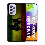 Coque pour galaxy a52 - listen to bob marley - noir