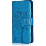 Coque pour galaxy a6 plus a6 + 2018, etui en cuir pu portefeuille, antichoc flip case housse rtro emboss ...