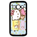 Coque pour galaxy ace 3 - hello kitty i love you - noir