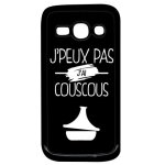 Coque galaxy ace 3 - j peux pas j ai couscous 2 - noir