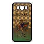 Coque galaxy j7 2016 bois silicone j'peux pas y'a jo solide violet jpeux bd supporter case humour etui ...