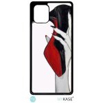 Coque pour galaxy note 10 lite - escarpins rouge et noir - noir