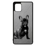 Coque galaxy note 10 lite silicone chien bulldog francais telephone effet gris chiot design mobile animal ...