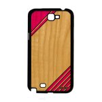 Coque galaxy note 2 en bois silicone moderne geometrie texture design housse telephone color� artisanat ...