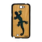 Coque pour galaxy note 2 en bois silicone salamandre animal tribal etui samsung galaxy note 2 Coque pour galaxy note 2 en bois silicone salamandre animal tribal etui samsung galaxy note 2