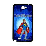 Coque pour galaxy note 2 silicone super tonton telephone oncle heros drole portable naissance garcon ...