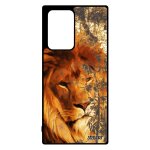 Coque galaxy note 20 ultra silicone lion roi fauve cover animaux animal mobile lionne portable felin ...