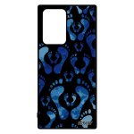 Coque galaxy note 20 ultra silicone trace de pas jolie motif original empreinte pied bleu couleur smartphone ...