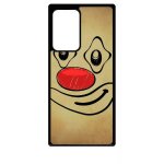 Coque pour galaxy note 20 ultra - smiley clown nez rouge - noir
