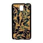 Coque galaxy note 3 bois silicone chat gel art moustache cadeau noel de samsung galaxy note 3