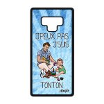 Coque galaxy note 9 silicone jpeux pas j'suis tonton enfant case humour texte oncle je smartphone bd ...