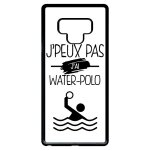 Coque galaxy note9 - j peux pas j ai water polo 1 - noir