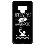 Coque galaxy note9 - j peux pas j ai water polo 2 - noir Coque galaxy note9 - j peux pas j ai water polo 2 - noir