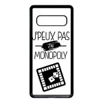 Coque galaxy s10 - j peux pas j ai monopoly 1 - noir