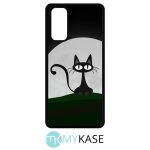 Coque pour galaxy s20 fe 5g - chat noir - noir