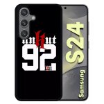 Coque pour galaxy s24 - unkut haut de seine 92 - silicone - noir