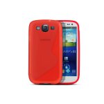 Coque galaxy s3 silicone grip - rouge translucide Coque galaxy s3 silicone grip - rouge translucide