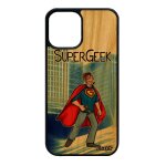 Coque super geek iphone 12 mini en bois silicone texte comique console humour bande dessin�e heros gamer ...