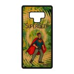 Coque super geek note 9 en bois veritable silicone caoutchouc de protection humour console smartphone ...