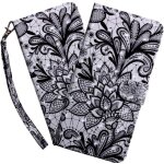 Coque google pixel 6 pro, etui housse pour google pixel 6 pro coque 3d paillette paillon fleur pu cuir ...