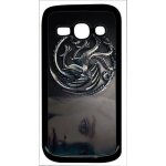 Coque - got targaryen - compatible avec samsung galaxy ace 3 - plastique - bord noir