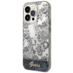 Coque guess pour iphone 14 pro max avec motif toile de jouy