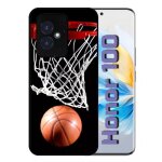 Coque pour honor 100 - basket ball - silicone - noir