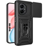 Coque pour honor 400, antichoc avec anneau et protection objectif coulissante - noir - e. f. connection ...
