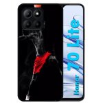Coque pour honor 70 lite - basket - silicone - noir