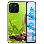 Coque pour honor 70 lite - zen attitude bouddha bougie - silicone - noir
