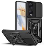 Coque honor 90 5g couvercle coulissant pour la lentille coque arri�re de t�l�phone antichoc dur