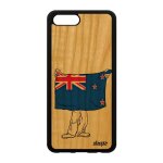 Coque pour honor view 10 / v10 bois silicone drapeau nouvelle zelande neo zelandais foot telephone gel ...