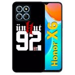 Coque pour honor x6 - unkut haut de seine 92 - silicone - noir