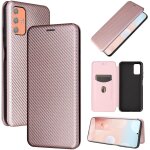 Compatible avec coque htc desire 21 pro, mince flip fibre de carbone [test de chute] antichoc stand fente ...