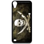 Coque htc desire 530 - drapeau de pirate - noir