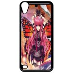 Coque pour htc desire 530 - fille manga rose - noir Coque pour htc desire 530 - fille manga rose - noir