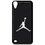 Coque pour htc desire 530 - michael jordan logo gris - noir Coque pour htc desire 530 - michael jordan logo gris - noir