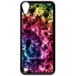 Coque htc desire 530 - smoke fume arc en ciel - noir