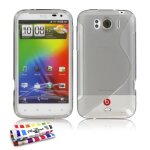 Coque htc sensation xl - le s gris silicone souple (tpu) Coque htc sensation xl - le s gris silicone souple (tpu)