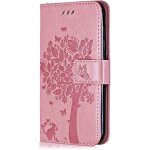 Coque pour huawei honor play 3, etui en cuir pu portefeuille, antichoc flip case housse retro emboss ...