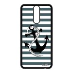 Coque huawei mate 10 lite silicone ancre de protection chaine aluminium case en