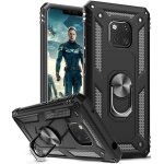 Coque huawei mate 20 pro - armor 360 anneau magnétique support, hybride pc rigide + bumper tpu antichoc, ... Coque huawei mate 20 pro - armor 360 anneau magnétique support, hybride pc rigide + bumper tpu antichoc, ...